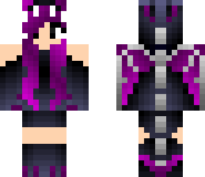 dragon girl- purple