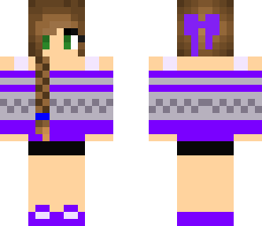 purple sweater girl