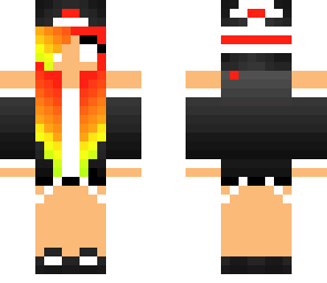 fire hair girl
