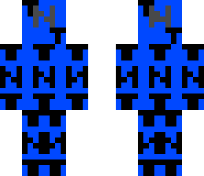 crazy blue tnt guy
