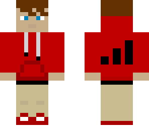 red hoodie