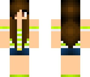green striped shirt girl