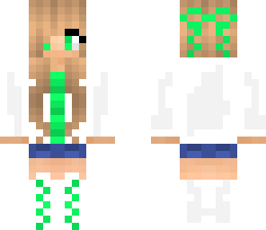 blonde girl - shaded skin
