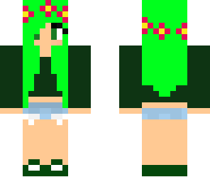 green girl