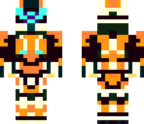 white and orange odst