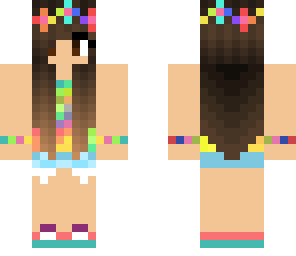 colorful girl