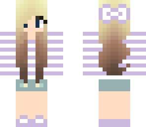 lilac and ombre girl with bow