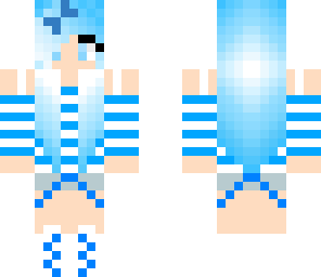 cute blue girl