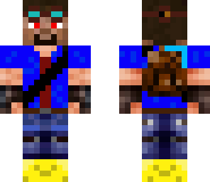 miner with gold boots
