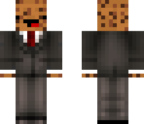 cookie in suit