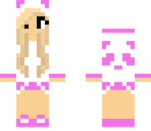 pink panda girl