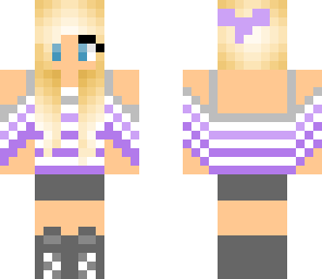 blond girl with loose shirt