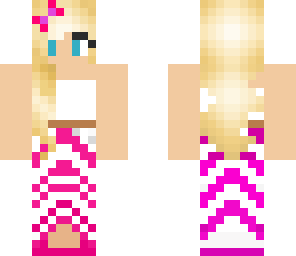 pink pool girl