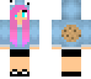 cookie monster girl with a twist