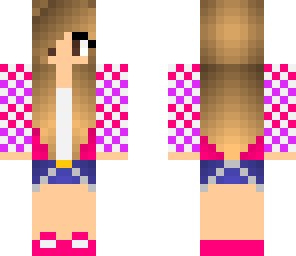pink and purple girl