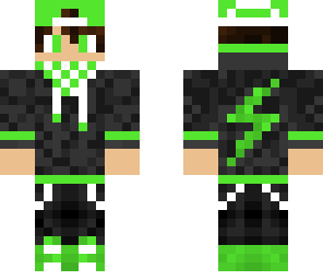 green lightning boy
