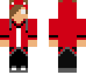red panda herobrine boy