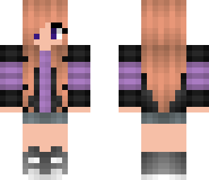 purple black teen