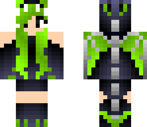 dragon girl- green