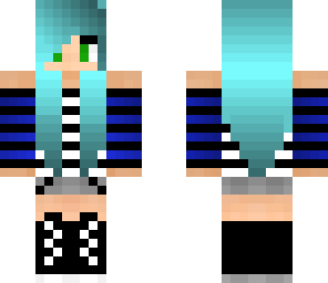 blue punk girl