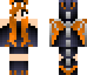 dragon girl- orange