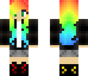rainbow girl
