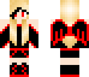 black and red angel