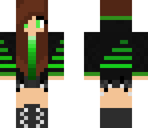 cool vibe green girl edit