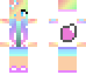 cut fox rainbow girl