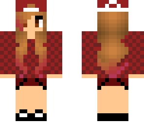 red tomboy girl