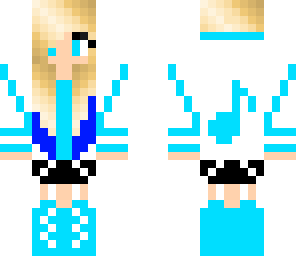 blue music girl