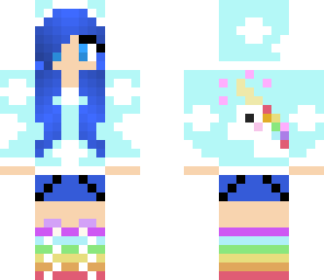 meh bluey hair skin
