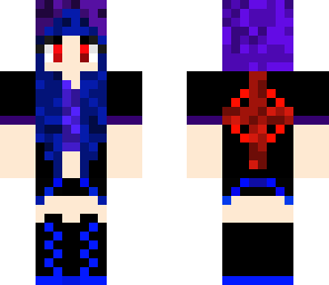 purple grim girl