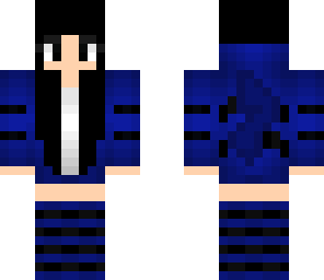 blue pika skin hood down