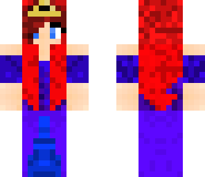 purple and red haired queen