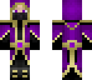 purple and gold mage