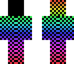 checkered rainbow