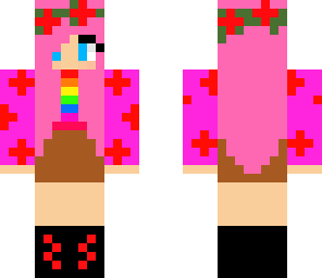 cute colourful girl