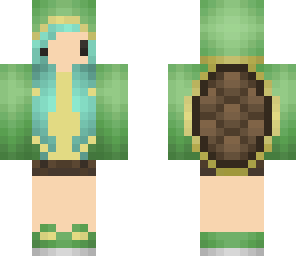 cute derpy turtle girl