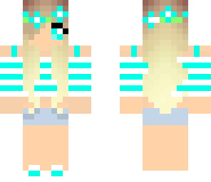blue girl