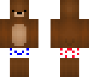 bear in his underware