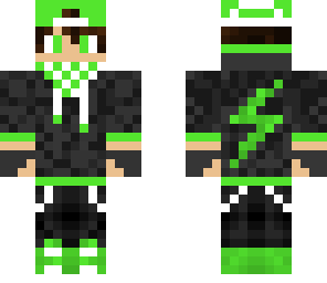 green lightning boy