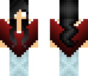 red poncho