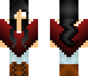 red poncho