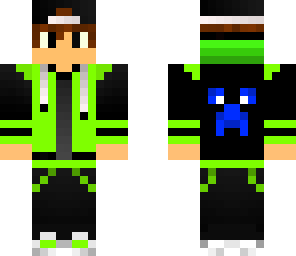 neon green swag dude