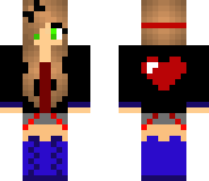 purple and red gamer girl