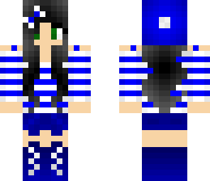 blue french girl