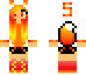 orange fox girl