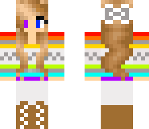 rainbow girl