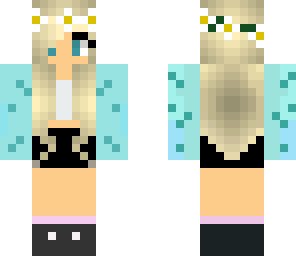 hipster girl with flower crown